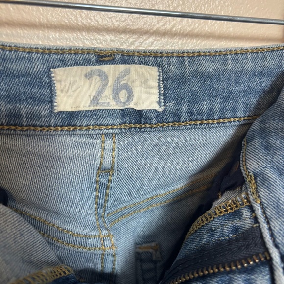 We the Free‎ Women's Jeans Skinny Stretch Denim Raw Hem Size 26 - Picture 4 of 6
